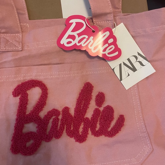💖NWT Zara x Barbie Pink Bag / Tote💖 - Picture 10 of 10